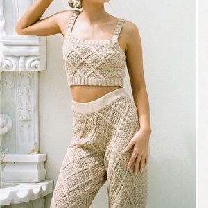 SABO pants & crop top set
